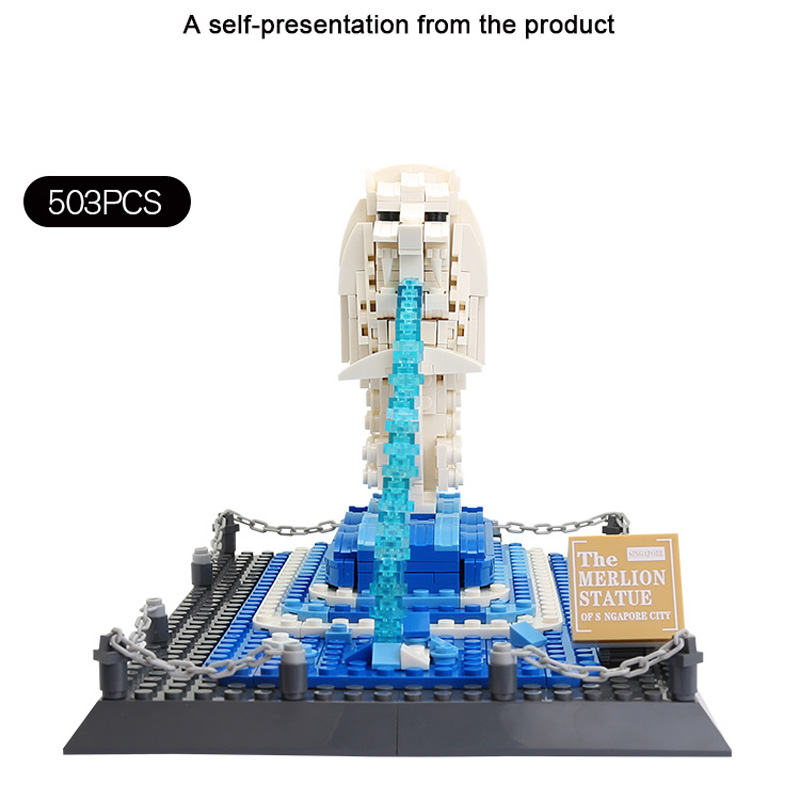 Kids Toys Singapore - Dünyaca Ünlü Modern Mimari Singapur Merlion