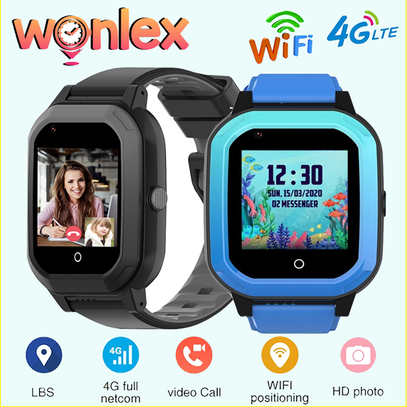 Kids Smartwatch Gps - Wonlex 4G akıllı saat Çocuklar Görüntülü