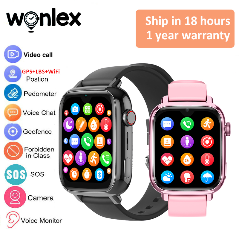 Kids Smartwatch Gps - Wonlex KT34 Çocuk Akıllı Saat 4G