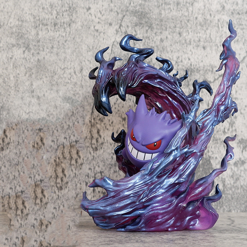 Kids Toys Usa - 19cm Anime Pokemon Gengar Savaş Versiyonu