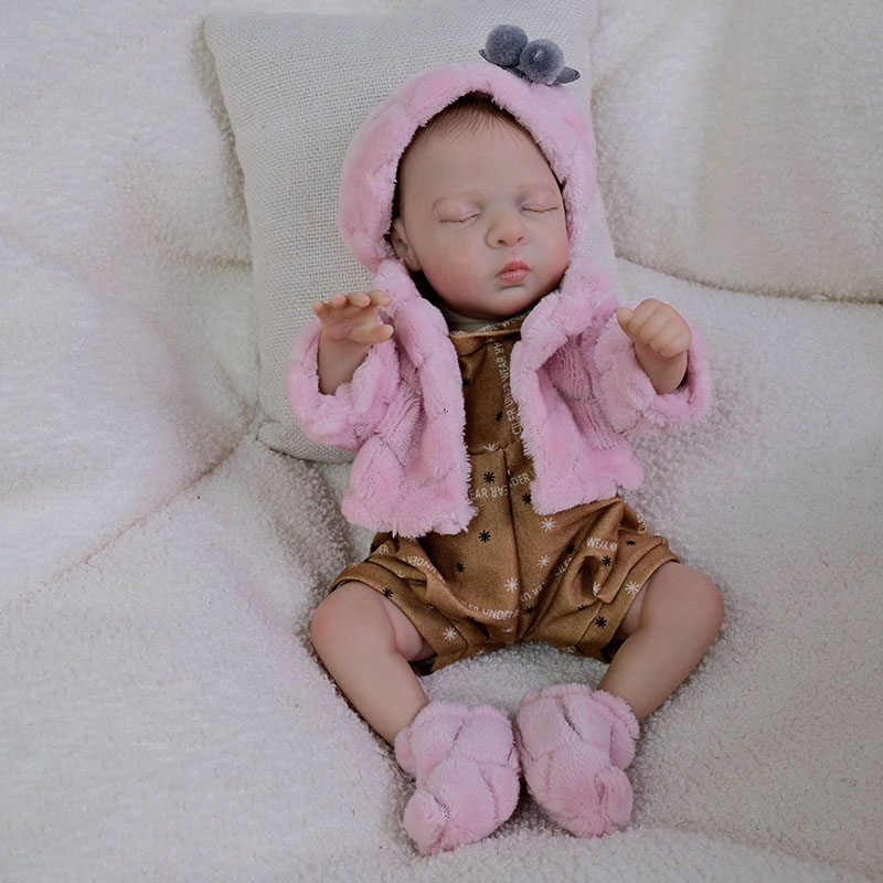 Kids Toys New Born - 12 inç Silikon Yeniden Doğmuş Bebek
