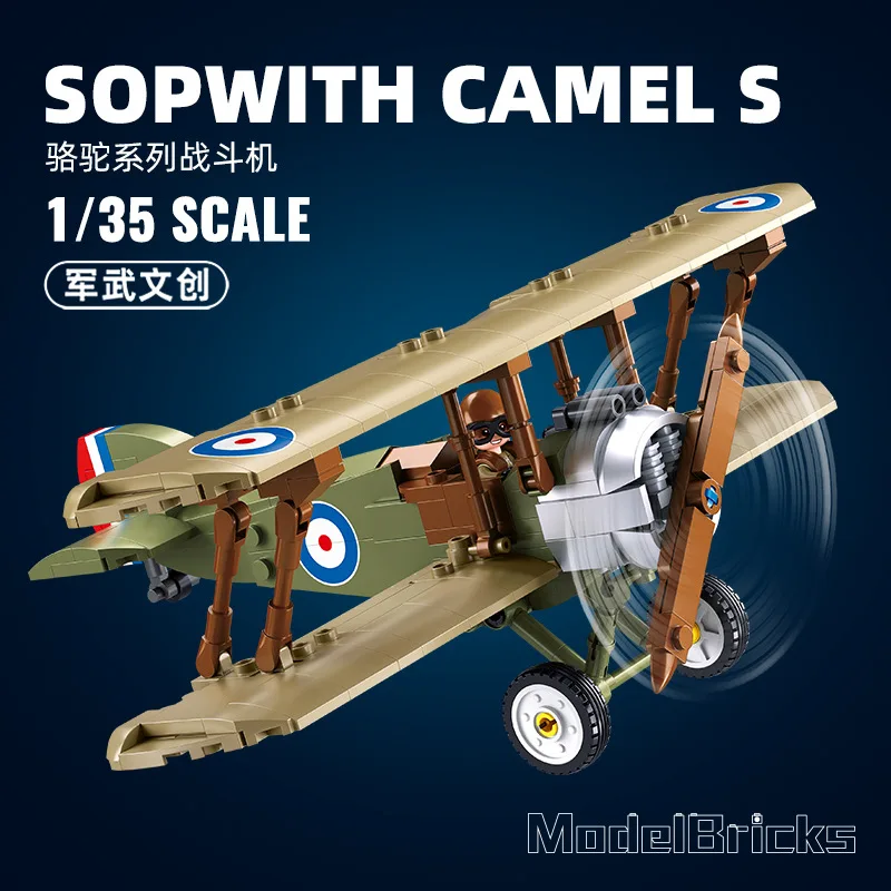 Sopwith Camel WW1 Savaş Uçağı  - Kids Toys Uk incelemesi ve fiyatı