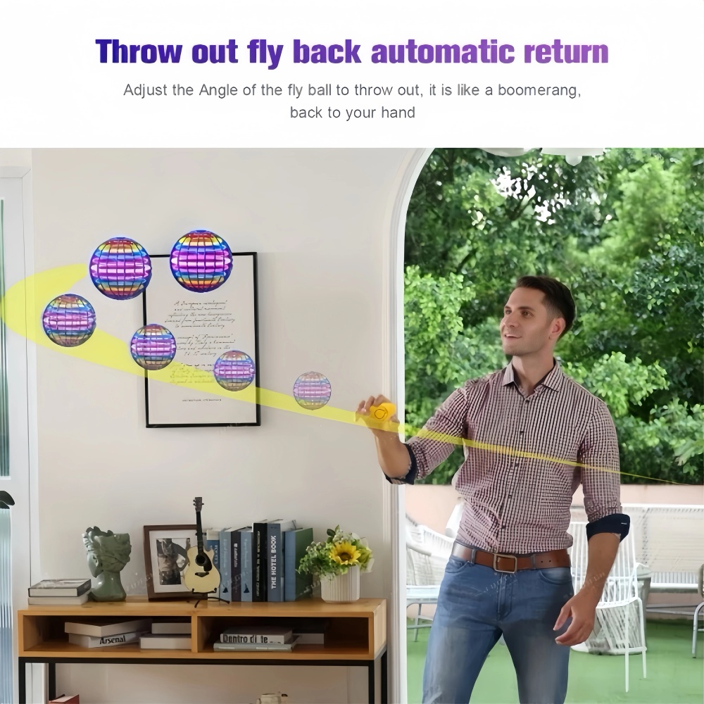 Uçan Küre Bumerang Topu LED Iş - Kids Toys Drone incelemesi ve fiyatı