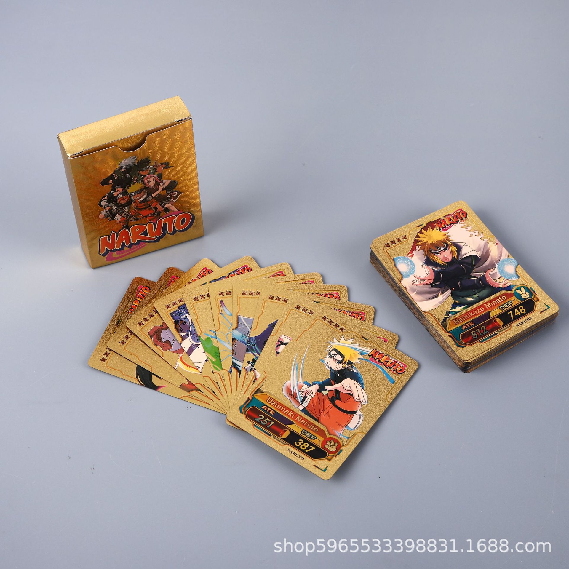 55 adet Naruto Kart Altın İngi - Kids Toys Usa incelemesi ve fiyatı