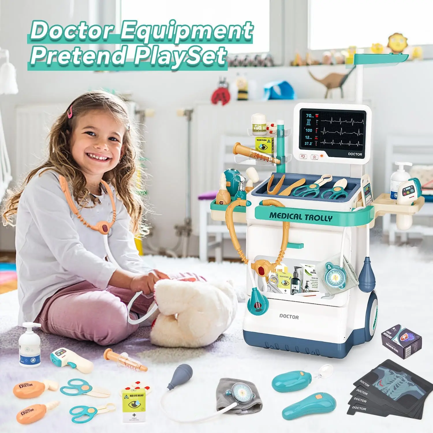 Çocuklar İçin Tıbbi Oyuncak Se - Kids Xray Toys incelemesi ve fiyatı