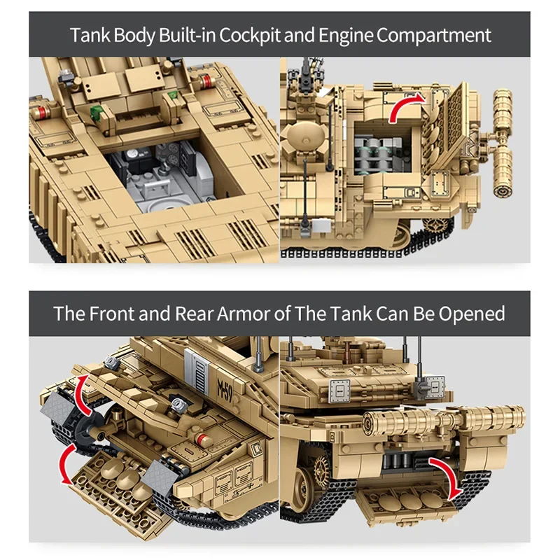 1687 Adet Askeri Tanklar İNGIL - Kids Toys Uk incelemesi ve fiyatı