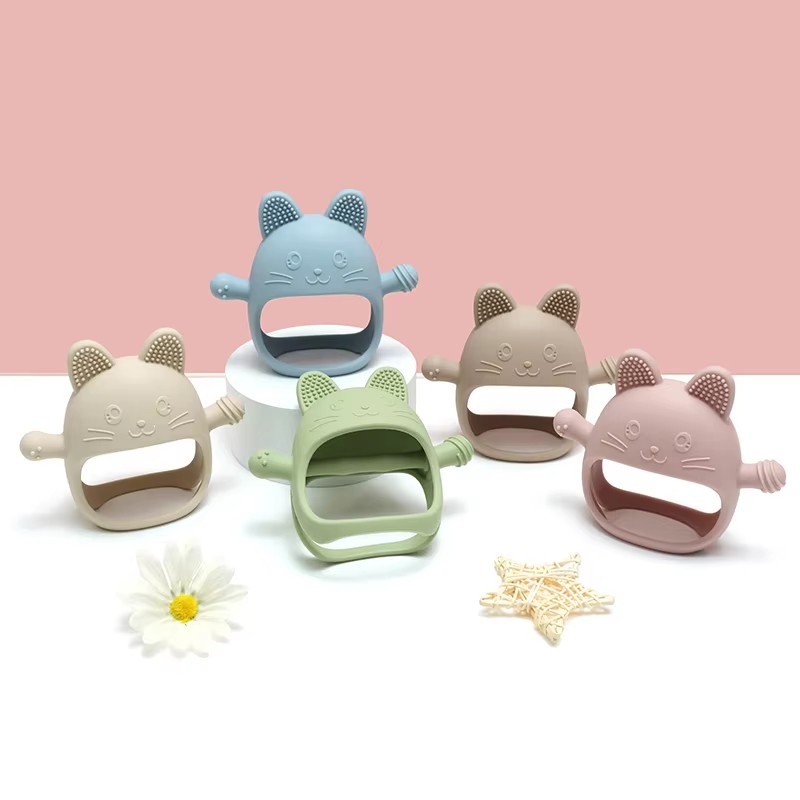 1 adet bebek silikon diş kaşıy - Kids Toys New Born incelemesi ve fiyatı