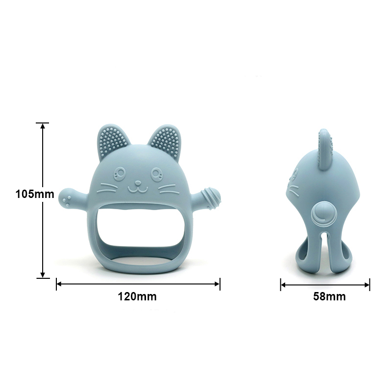 1 adet bebek silikon diş kaşıy - Kids Toys New Born incelemesi ve fiyatı