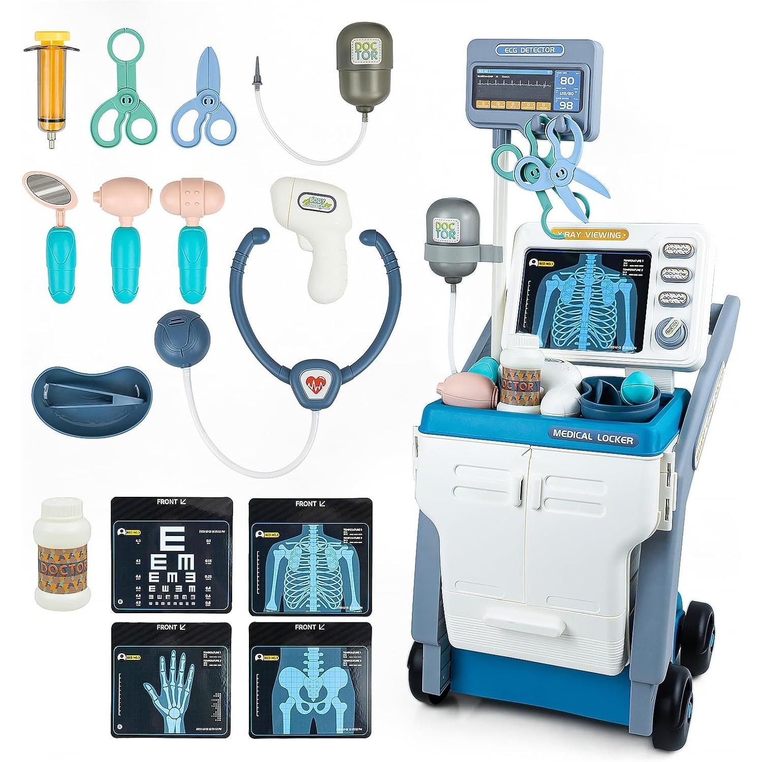 Doktor kiti oyuncak bebekler i - Kids Xray Toys incelemesi ve fiyatı