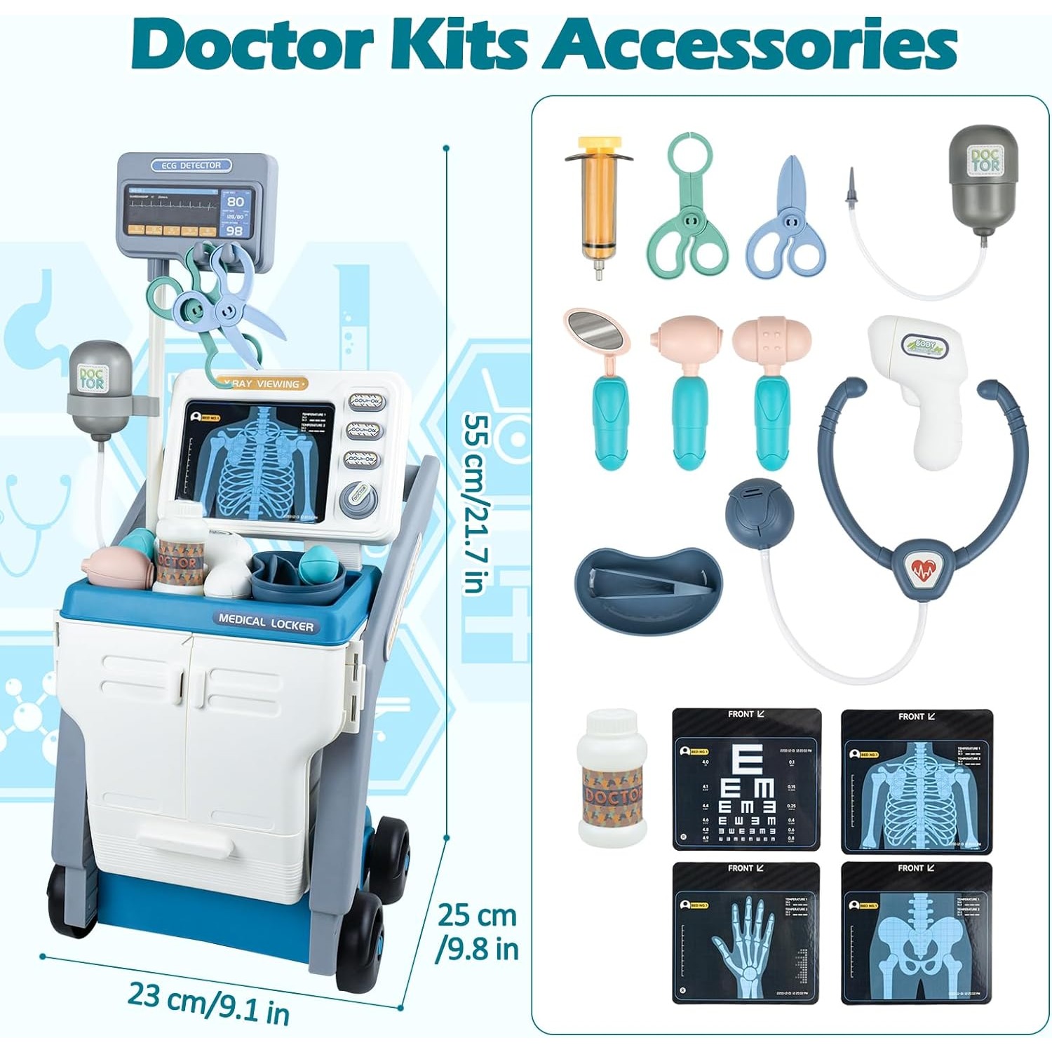 Doktor kiti oyuncak bebekler i - Kids Xray Toys incelemesi ve fiyatı