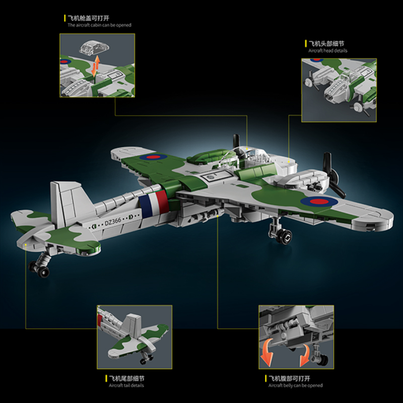 İNGILTERE askeri WW2 De Havill - Kids Toys Uk incelemesi ve fiyatı
