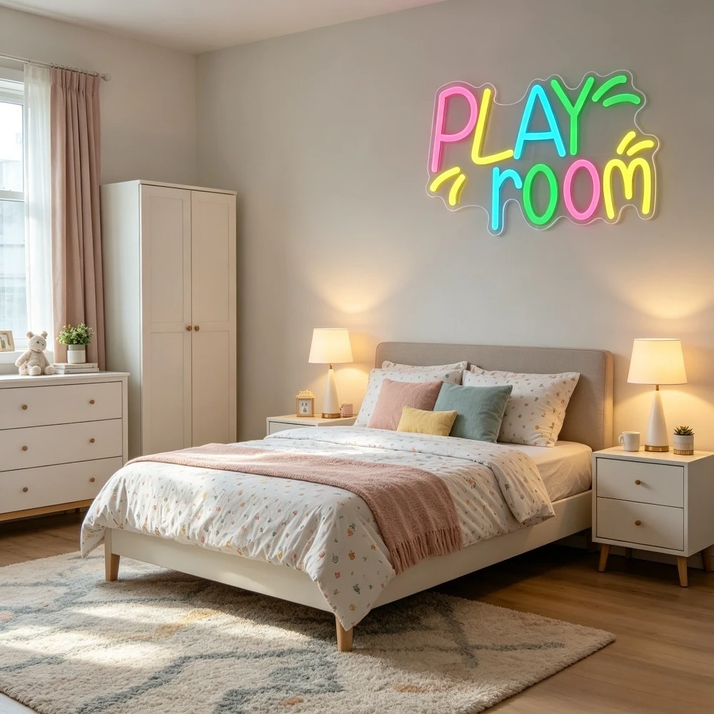 Oyun Odası Neon Tabelası Duvar - Kids Play Zone Toys incelemesi ve fiyatı