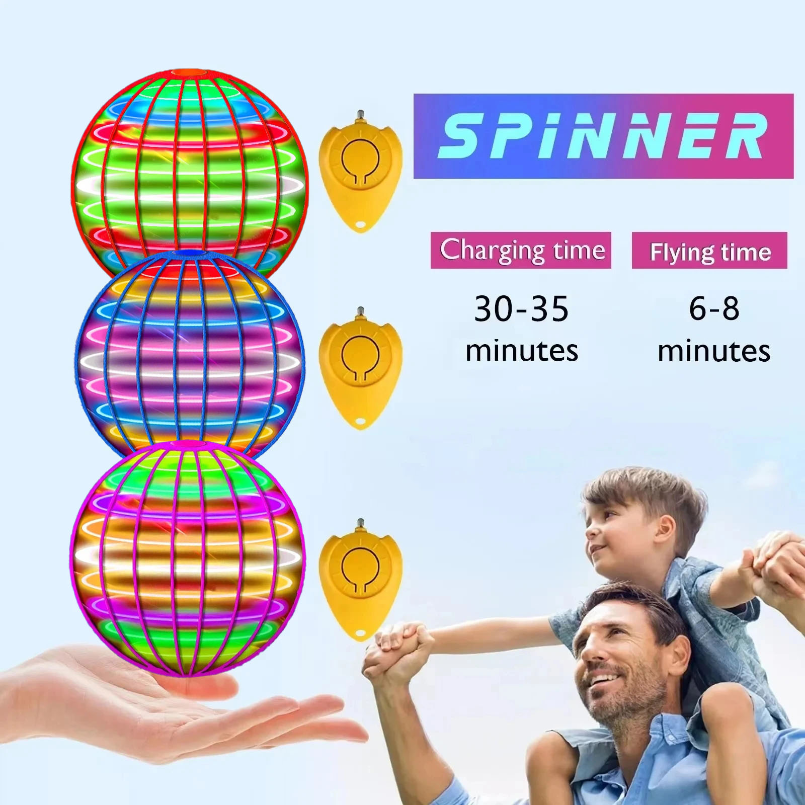 Uçan top Boomerang Flyorb sihi - Kids Toys Drone incelemesi ve fiyatı